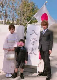 辻希美『入学式♡♡♡”』