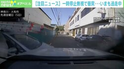 一時停止無視で衝突、救護活動せず逃走 被害男性「運転免許を持って欲しくない」