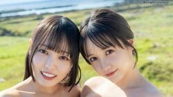 INUWASI・はのんまゆ＆すずめ、“史上最高”コンビグラビアから未公開カット  ヤンマガWeb「ヤンマガアザーっす！」
