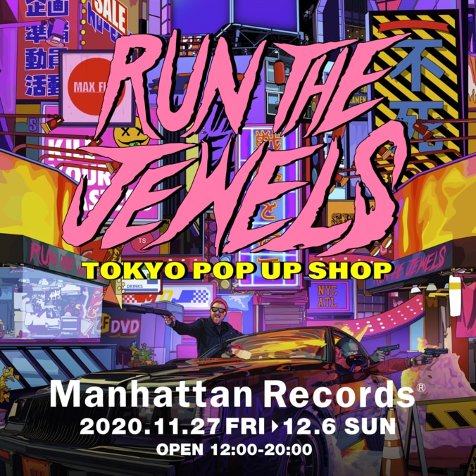 RUN THE JEWELS、マンハッタンレコードにてNaijel Graphとコラボした限定POP-UP SHOPを11/27(金)～12/6(日)まで開催！ 3枚目