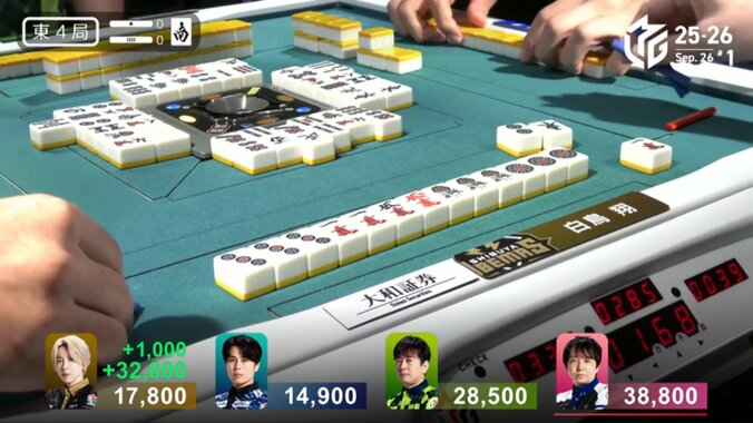 出アガリ三倍満、ツモれば役満 超弩級の展開の結末