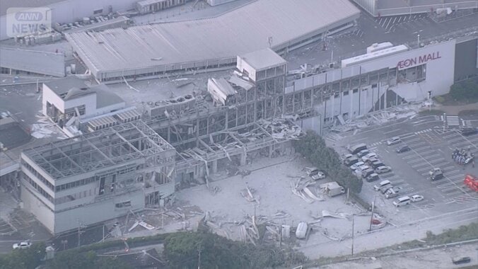 【地震情報まとめ】イオンモール熊本の爆発崩落で20～30人ほど安否不明 少なくとも数人死亡 ガス漏れの可能性指摘も　熊本城の天守閣や石垣など破損　各地で火事　橋の一部崩落も　熊本で震度７ 3枚目