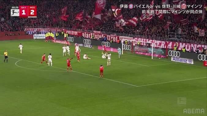 驚異の危機察知能力！佐野海舟、ハリー・ケインの落としに素早く反応→神速プレスバック＆全力ブロックで決定的ピンチを凌いだ瞬間「ナイスディフェンス」 4枚目