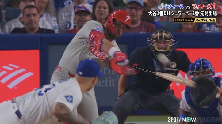 【映像】シュワバー、“片手で軽々” 衝撃のホームラン