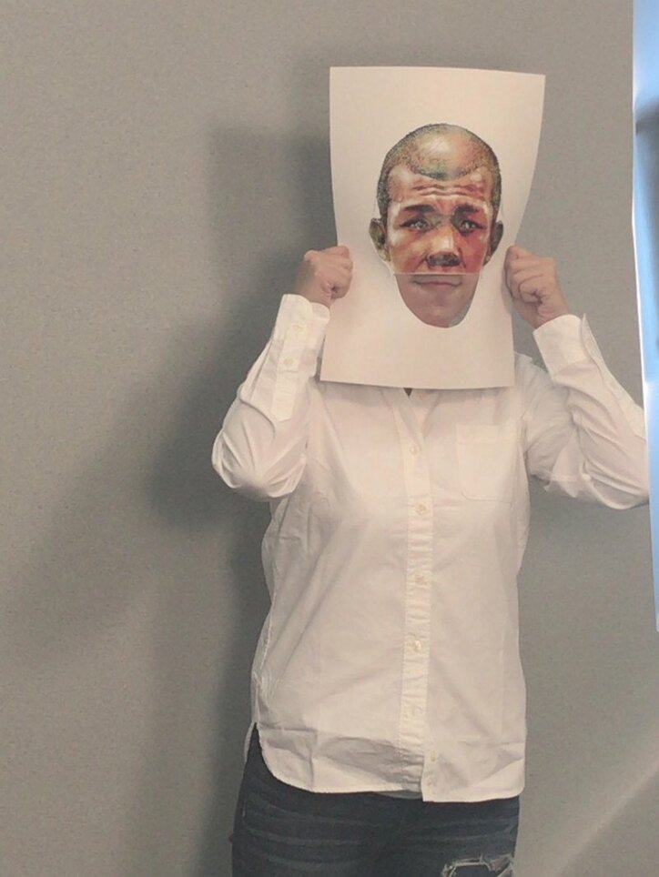 ざわちん、目元を隠し“アゴモノマネ”に初挑戦！「忘年会でやろうかな（笑）」