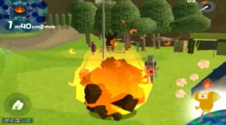 「松崎しげるやYOUが歌う、ポップで破壊願望が満たされる」カオスなゲーム『塊魂』