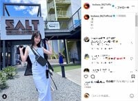 本田翼、ハワイで “スタイル際立つ” タイトワンピース姿を披露し「透明感ヤバない!?」「無双しすぎてる」