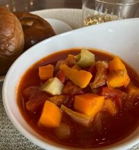 矢沢心『長女が一から全て作ってくれたミネストローネスープ✨』