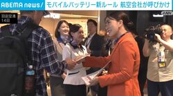 モバイルバッテリー新ルール 航空会社が呼びかけ