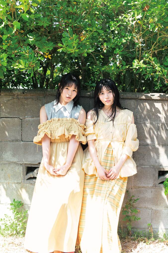 センターグラビア：筒井澪心（OCHA NORMA）西田汐里（BEYOOOOONDS）