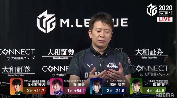 試合より目立ってないですか？頭脳派雀士が試合後インタビューで高速＆長尺コメント／麻雀・Mリーグ