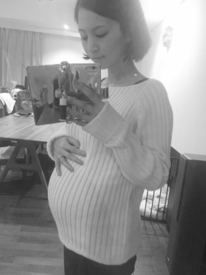 安田美沙子 妊娠8ヶ月目の大きなお腹を披露 妊婦さん生活もあとわずか 話題 Abema Times