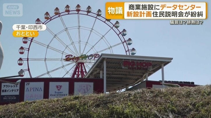 新しいデータセンターの建設案が浮上
