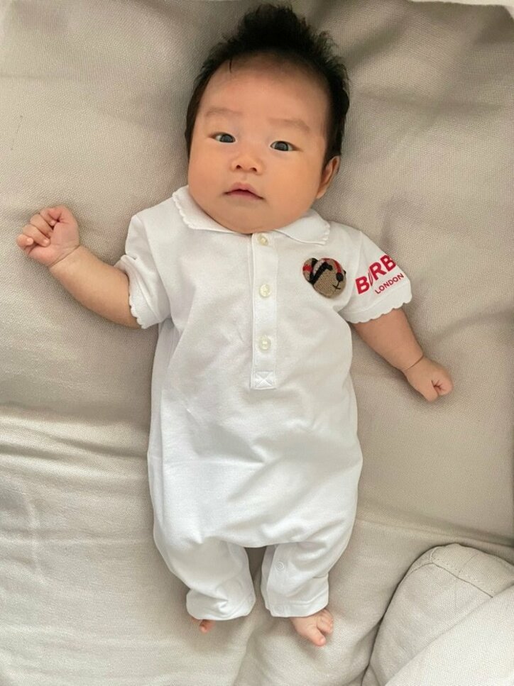 あいのり・桃、息子の『BURBERRY』コーデを披露「かわええ」「センス抜群」の声