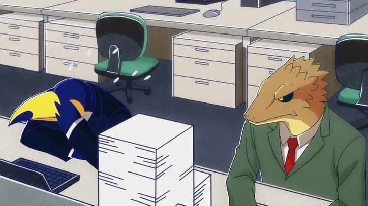 アニメ「アフリカのサラリーマン」この仕事取れなかったらクビ…ライオン、トカゲ、オオハシの運命は 第12話先行カット解禁