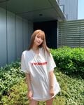 「とってもかわいい！！！」「キュンです」生見愛瑠、大きめTシャツをゆるっと着こなすキュートなショットに反響
