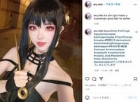 「世界一美しいです」コスプレイヤー・Zekiaが「SPY×FAMILY」ヨルに扮した接近ショットを公開