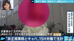 「コーヒー代500円ももったいない」貧困から抜けだせず”夜の仕事”を選ぶ女性たち　背景に”奨学金地獄”も
