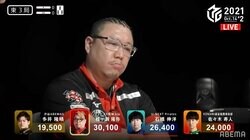 松ヶ瀬隆弥、気合＆迫力満点ヘアもリーチの待ち牌全滅で悲しみ顔 ファンは大ウケ「かわいいｗ」「悲しそうｗ」／麻雀・Mリーグ