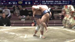 131キロの相手を“高い高い”照ノ富士、クレーンばりの怪力で豪快吊り出しにファン呆然