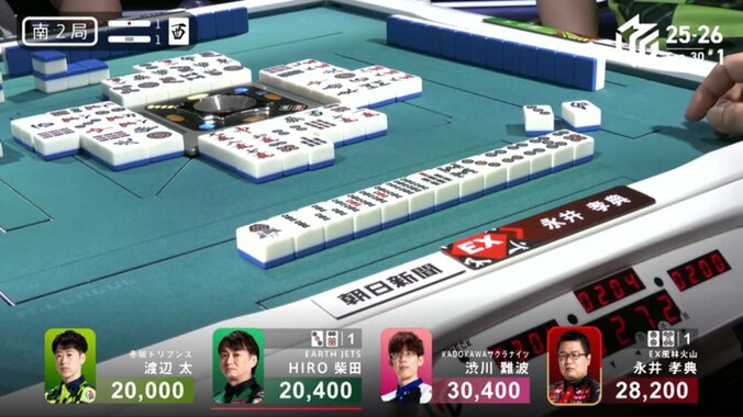 HIRO柴田、勝負の一打が痛恨放銃の厳しい局面