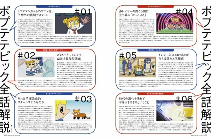 『ポプテピピックの表現学』デザイン誌MdNが“クソアニメ”を大特集 7枚目