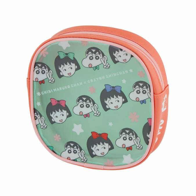 付録『ちびまる子ちゃん×クレヨンしんちゃんコラボ記念！ まんまるポーチ』（C） S.P （C）U／F