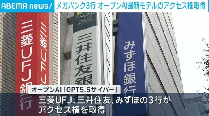 メガバンク3行