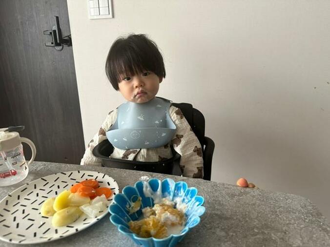  あいのり・桃、食事を急に食べなくなった長男に困惑「昨日までパクパク食べてたのに」  1枚目