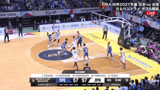 「リング見てないやん！」167cm富樫勇樹、211cmブロック攻略の“神フローターショット”「嫌な流れを一瞬で断ち切った」電光石火ドライブが話題【バスケ日本代表】 5枚目