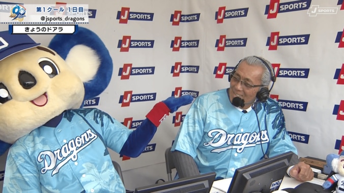 森氏を煽るドアラ