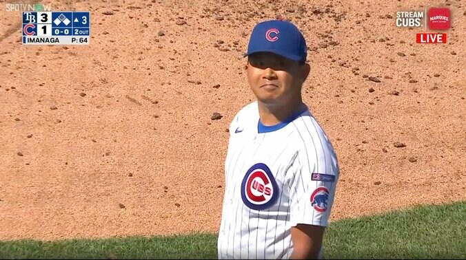 今永昇太、“予想外の”スクイズに「足を滑らせたよね？」 指揮官とトレーナーが駆けつけ一時騒然も「焦んなくてよかった」 2枚目