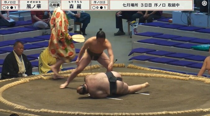 力士が頭突き“一撃”で崩れ落ちる衝撃結末「一撃だ」「失神KO」予期せぬ結末にファン騒然 5枚目