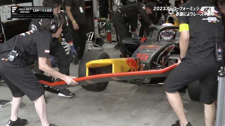 日本最速レースで大損傷したマシンを“超速修復” 再スタートに間に合わせたプロの早業に賞賛の声「メカニック素晴らしい！」「さすが無限！」