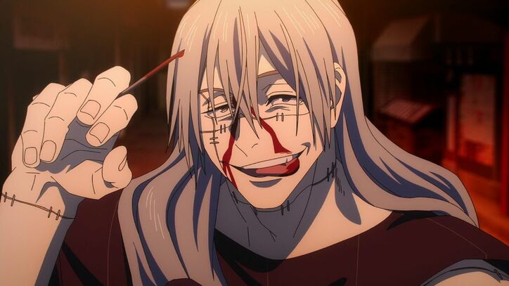 アニメ「呪術廻戦」42話場面カット 真人