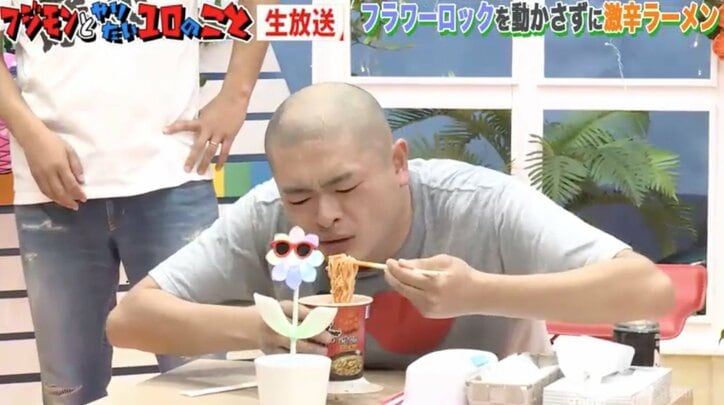 あばれる君、超激辛ラーメンで驚異的な汗を噴き出し桑田真澄に　視聴者から「最高のリアクション芸人」と絶賛の声