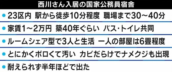 「お風呂にカビ、コバエまで…」元官僚が明かす国家公務員宿舎の実態 「税金の無駄遣い」批判の功罪