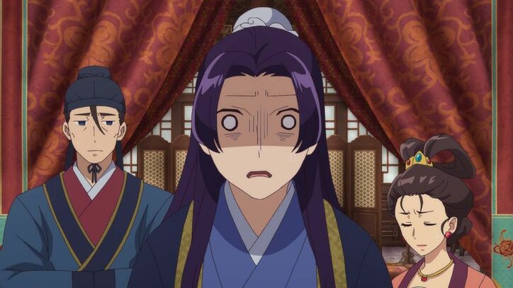 アニメ「薬屋のひとりごと」7話場面カット 壬氏、高順、紅娘