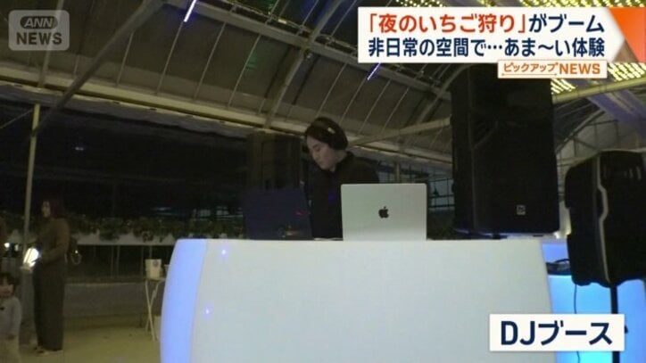 農園にDJブース