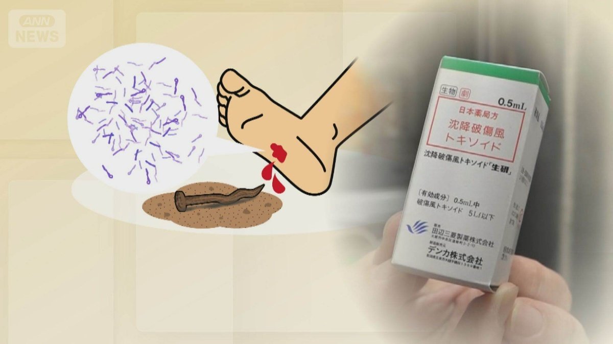 破傷風ワクチン“出荷停止” 医師が警告「けがしないで」 病院混乱