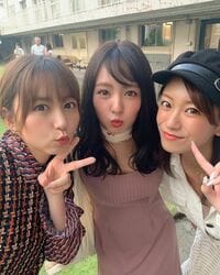 山田菜々＆大場美奈＆福本愛菜の“同い年3ショット”にファン歓喜　「凄いスリーショット」「推しメンばかりでめちゃうれしい」