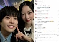 「美男美女すぎる」堀未央奈、百瀬拓実との密着“ほっぺプニ”ショットにファン歓喜