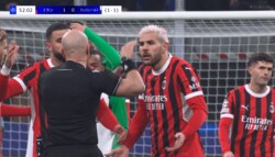 大炎上！「アホすぎる」ミランDFテオが“愚かすぎるダイブ“で退場…「二度とミランのシャツを着るな」「恥を知れ」CL敗退の戦犯に