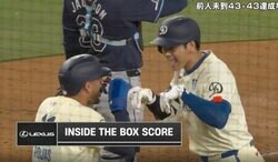球場騒然… 大谷翔平の「あれはなんだ？」 ホームラン後の“新ポーズ”が話題「デコピンw」「好きすぎ」