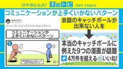 「コミュニケーションが上手くいかないパターン」描いた1コマ漫画が話題、臨床心理士が勧める改善策