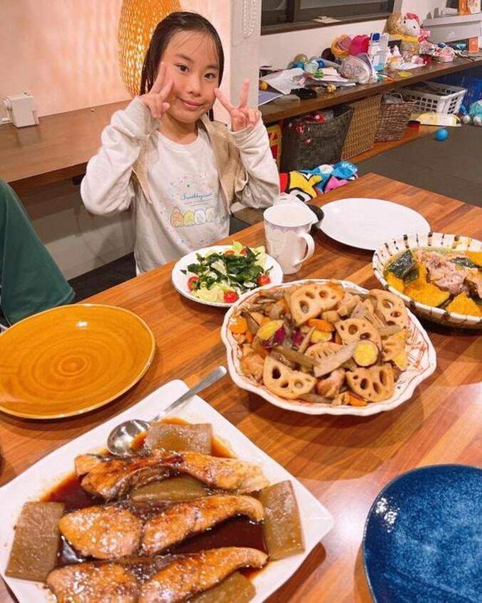  みきママ、かさ増しして作った夕食を公開「ご飯がもりもりいけちゃうね！」  1枚目