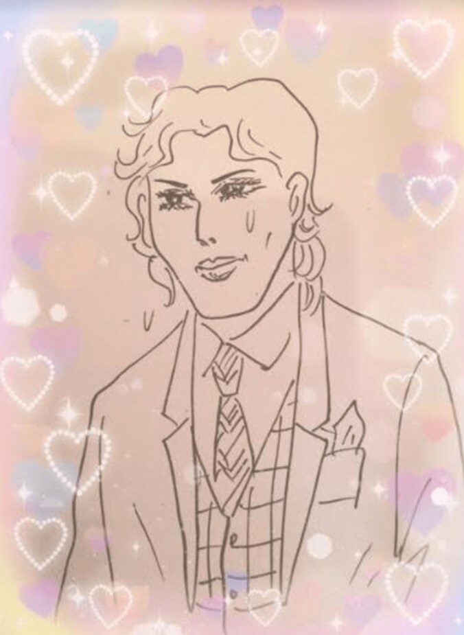 蛭子能収　妻がキレた「ガラスの仮面」速水真澄イラスト公開 1枚目