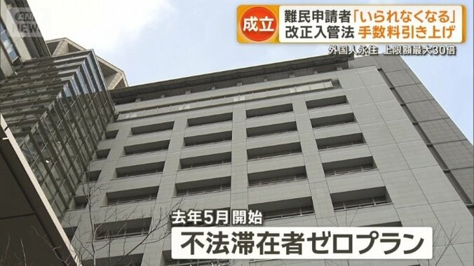 去年5月開始「不法滞在者ゼロプラン」