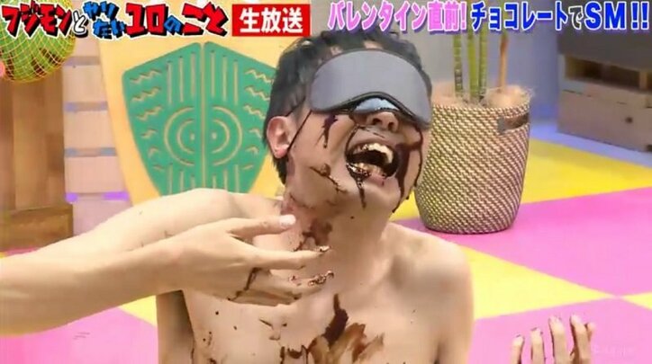 アンガールズ田中、『フジモンが芸能界から干される前にやりたい10のこと』でSMプレイを希望しチョコまみれに