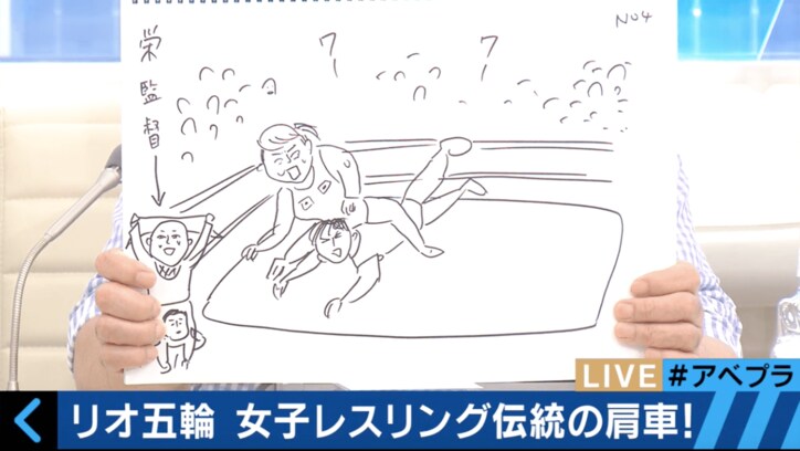 若手タレント、シドニー銀メダリストに生中継でコテンパンにされる